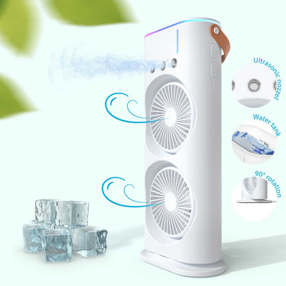 SwiftChill Portable Air Cooler Fan – USB Rechargeable Mini Fan for Home, Office & Travel