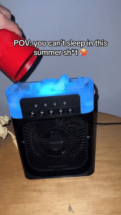 SwiftChill Portable Air Cooler Fan – USB Rechargeable Mini Fan for Home, Office & Travel